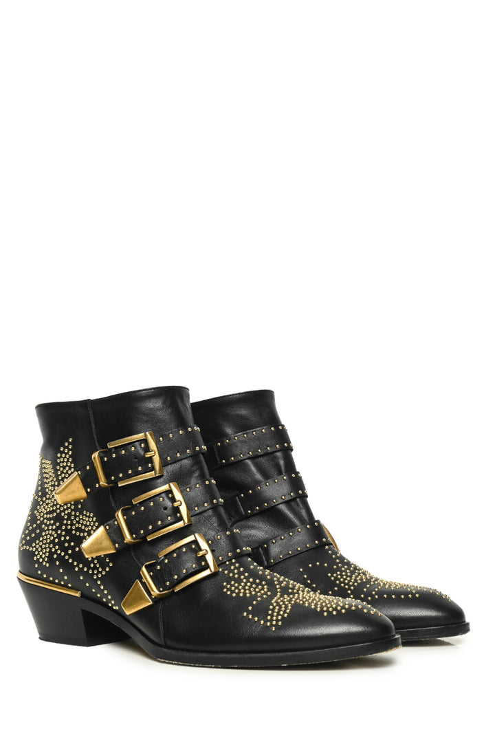 Chloe Size 39 Studded Susanna Ankle Boots