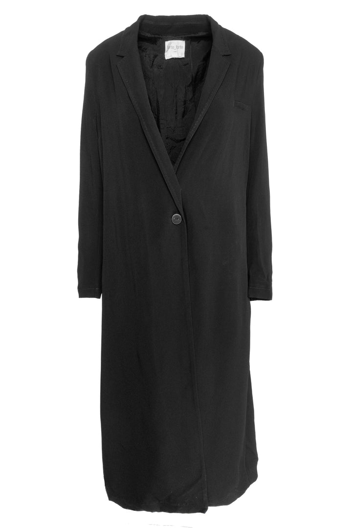 Forte_Forte Size 2 Long Single Button Coat