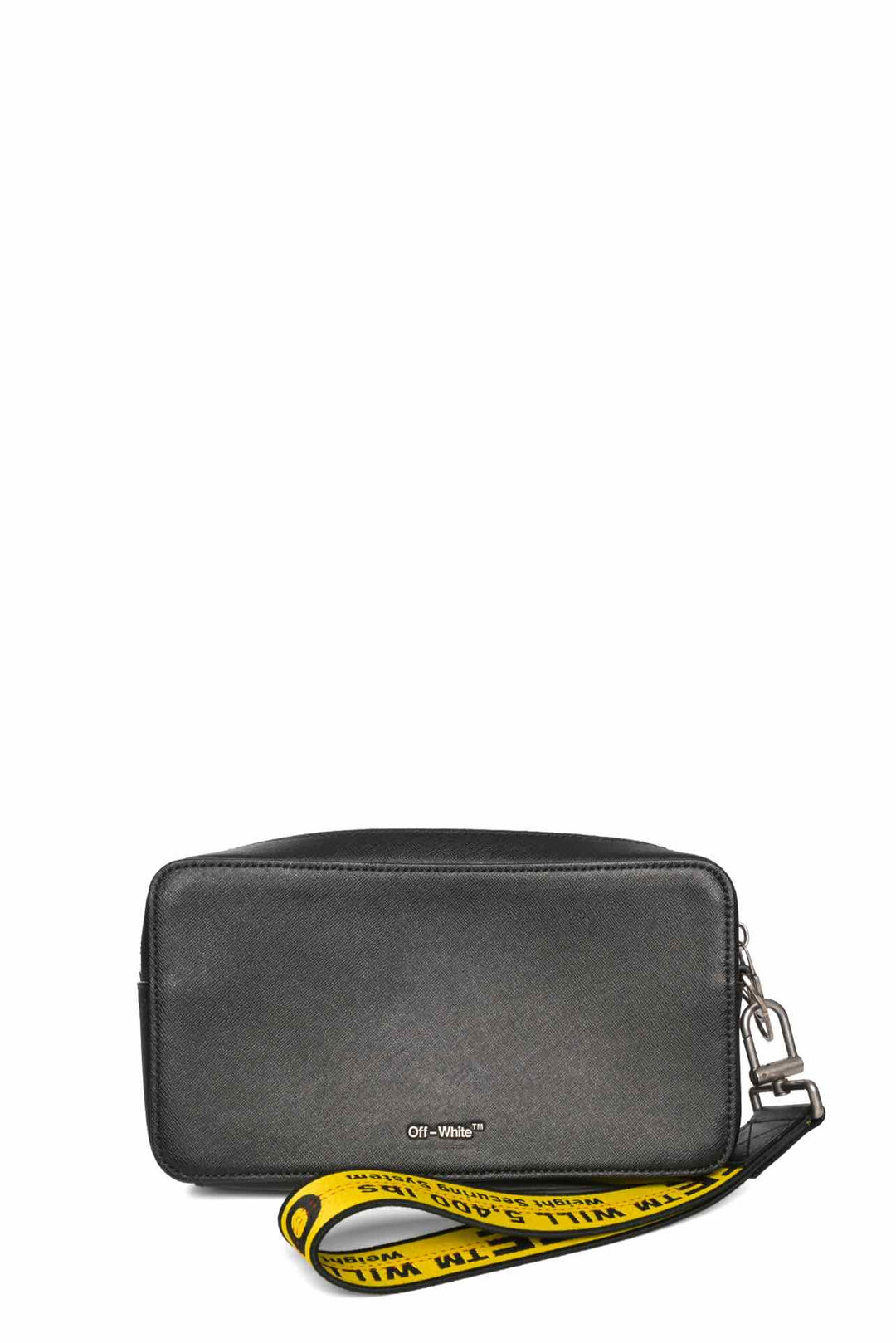 Off White Binder Diag Saffiano Pouch