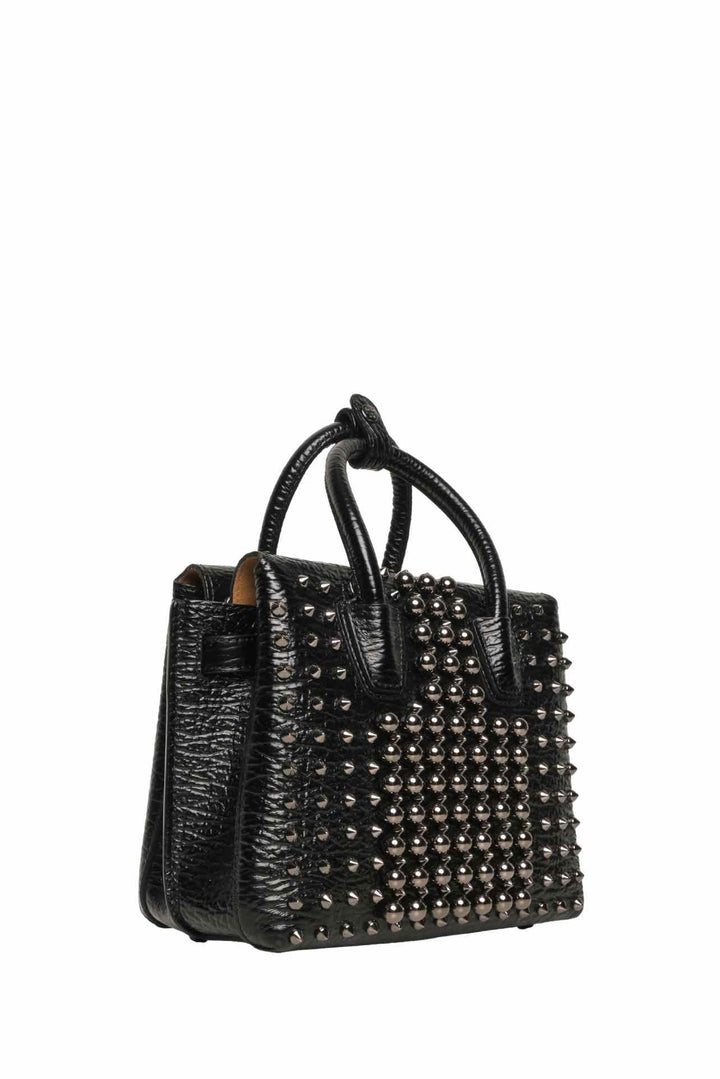 MCM Milla Spike & Faux Pearl Studded Mini Tote