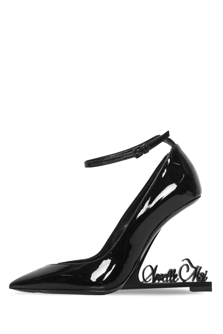 Saint Laurent Size 36 Patent Opyum Appelle Moi Ankle Strap Pumps