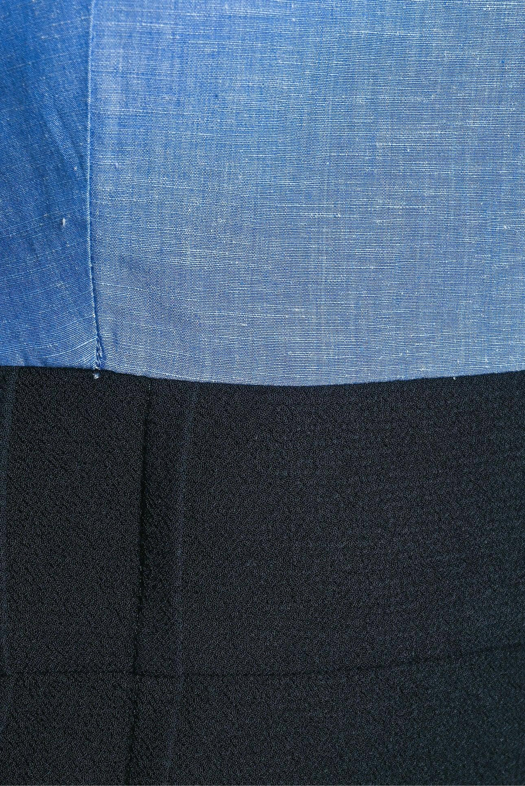 Sandro Size 36 May Chambray Crepe Mini Dress