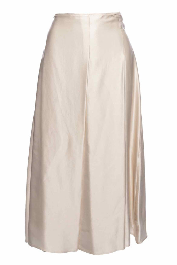 Beaufille Size 8 Ricci Satin Midi Skirt