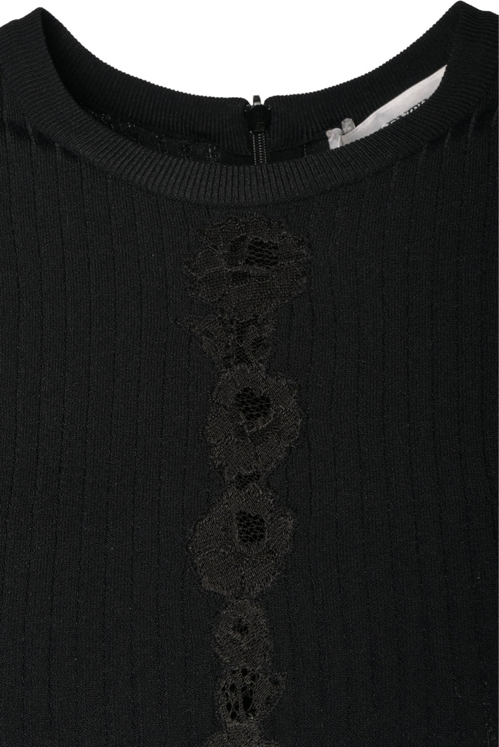 Valentino Size M Lace Knit Mini Dress