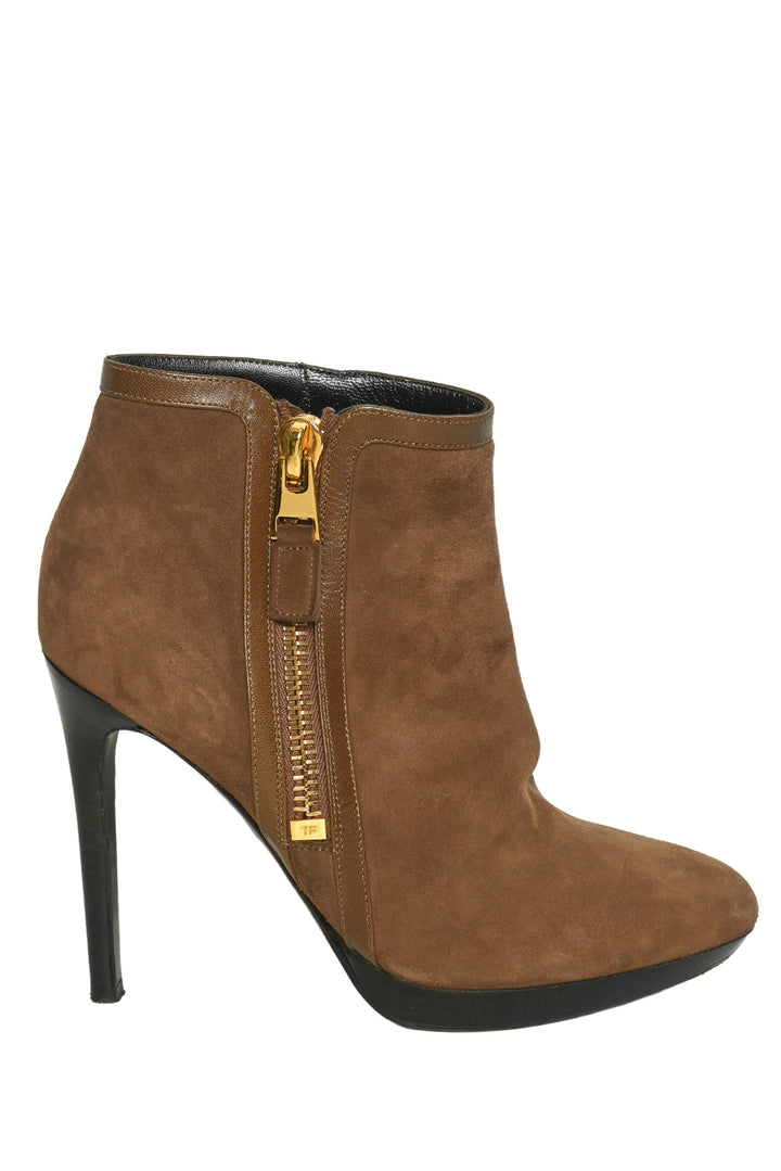 Tom Ford Size 39 Suede Ankle Boots