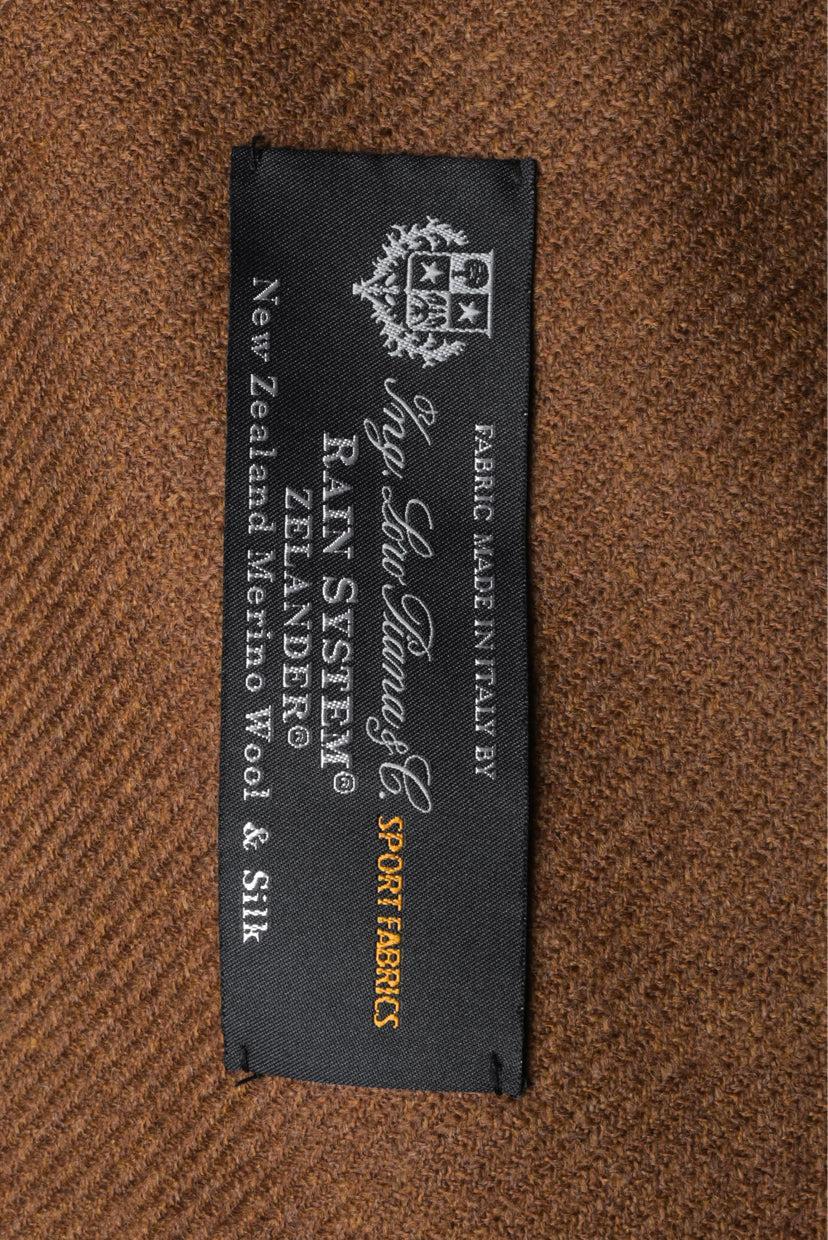 Lafayette 148 Size L Double Breasted Wool & Silk Blend Coat