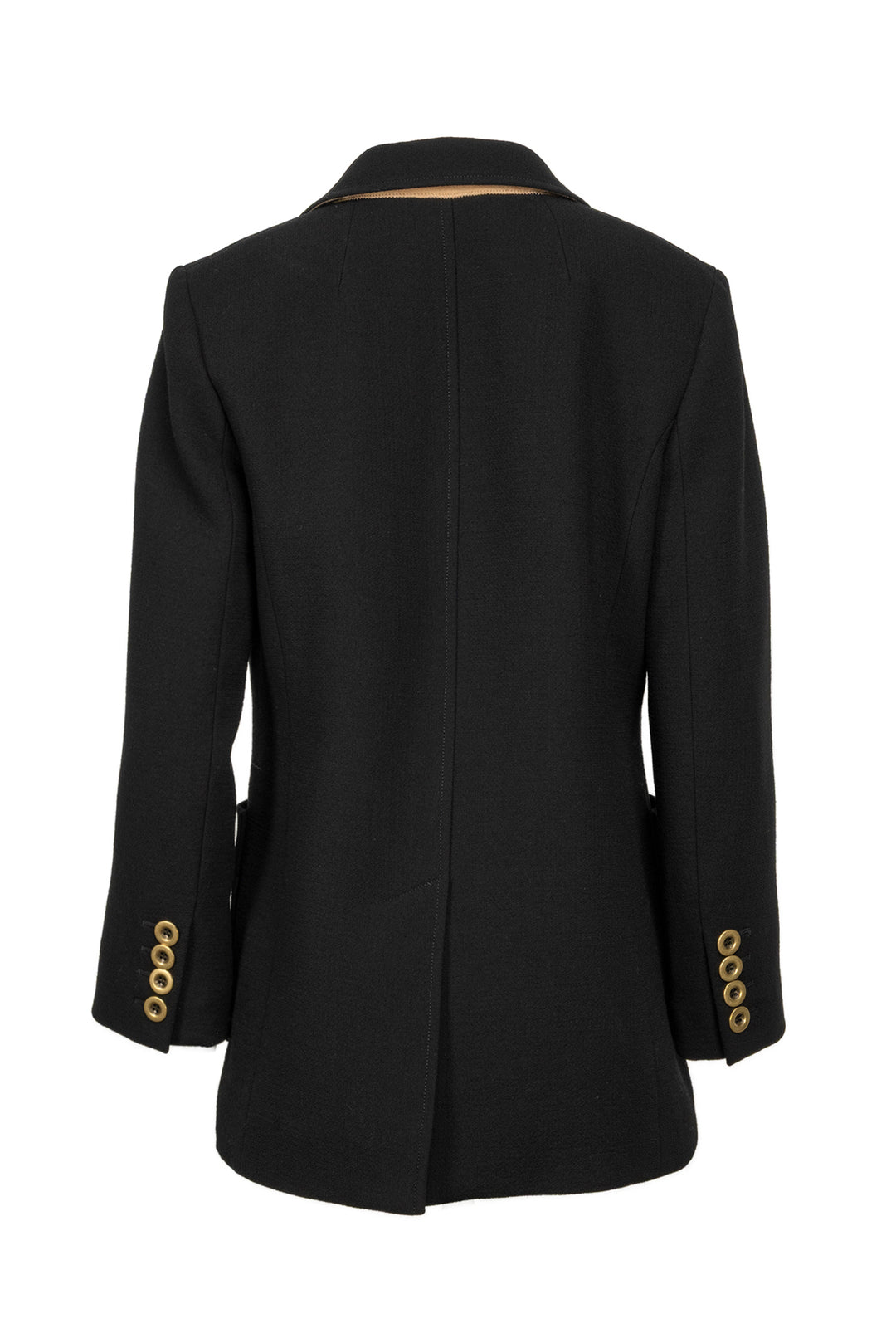 Chloe Size 40 Double Breasted Wool Coat