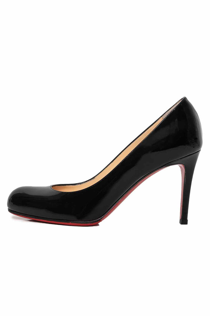 Christian Louboutin Size 35.5 Simple Pump 80 Patent Leather Pumps