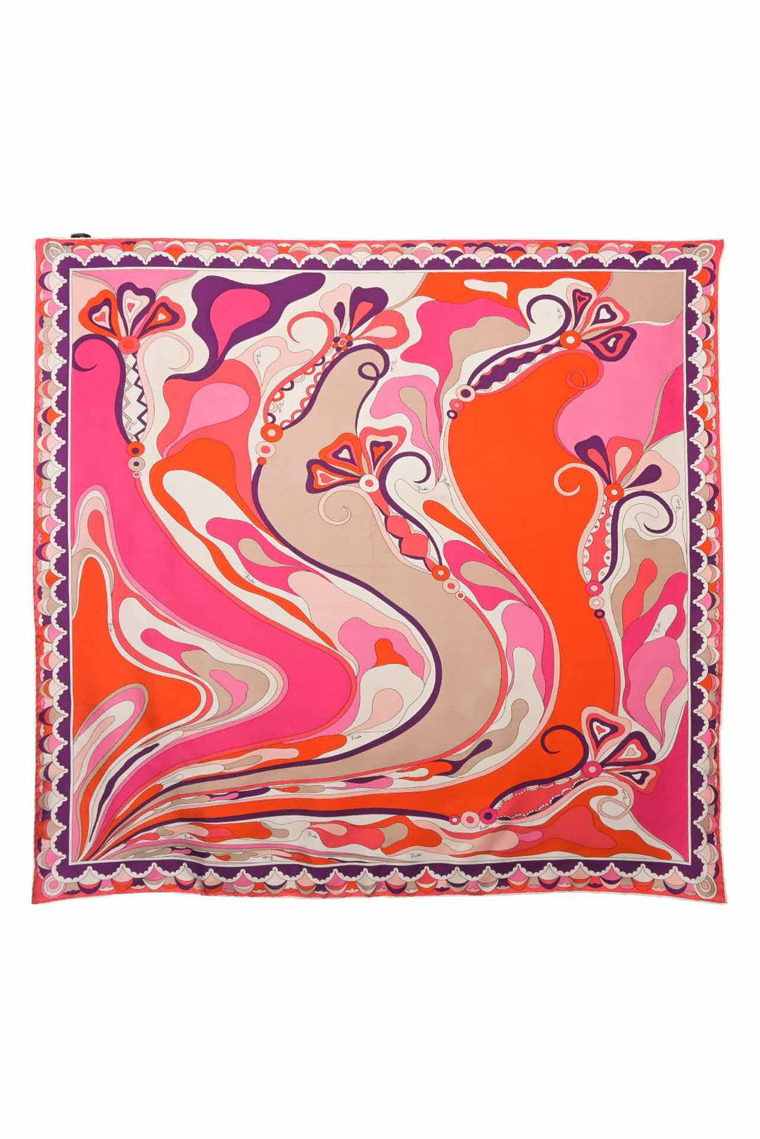 Emilio Pucci Pattern Silk Scarf