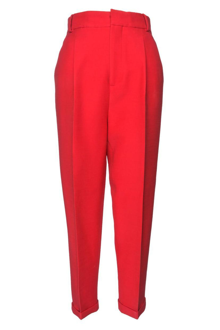 Christian Dior Size 4 Wool & Silk Pleated Pants