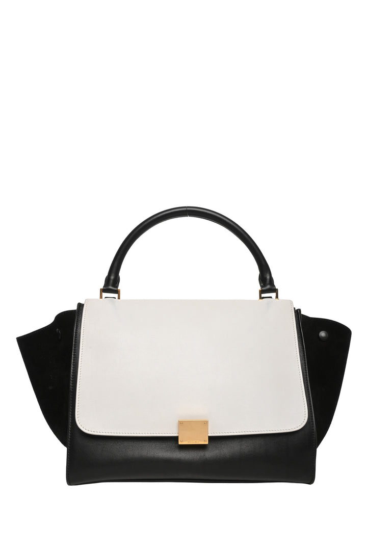 Celine 2012 Suede & Leather Medium Trapeze Purse
