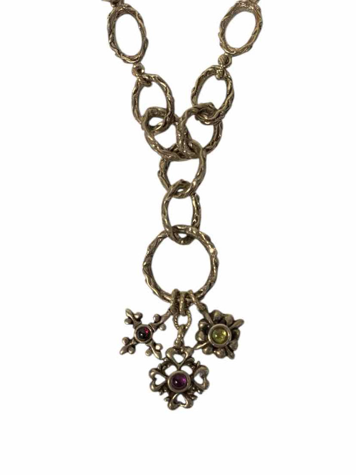 Bloodline Eternal Vine Chain w/ 3 Antique Cross Pendants