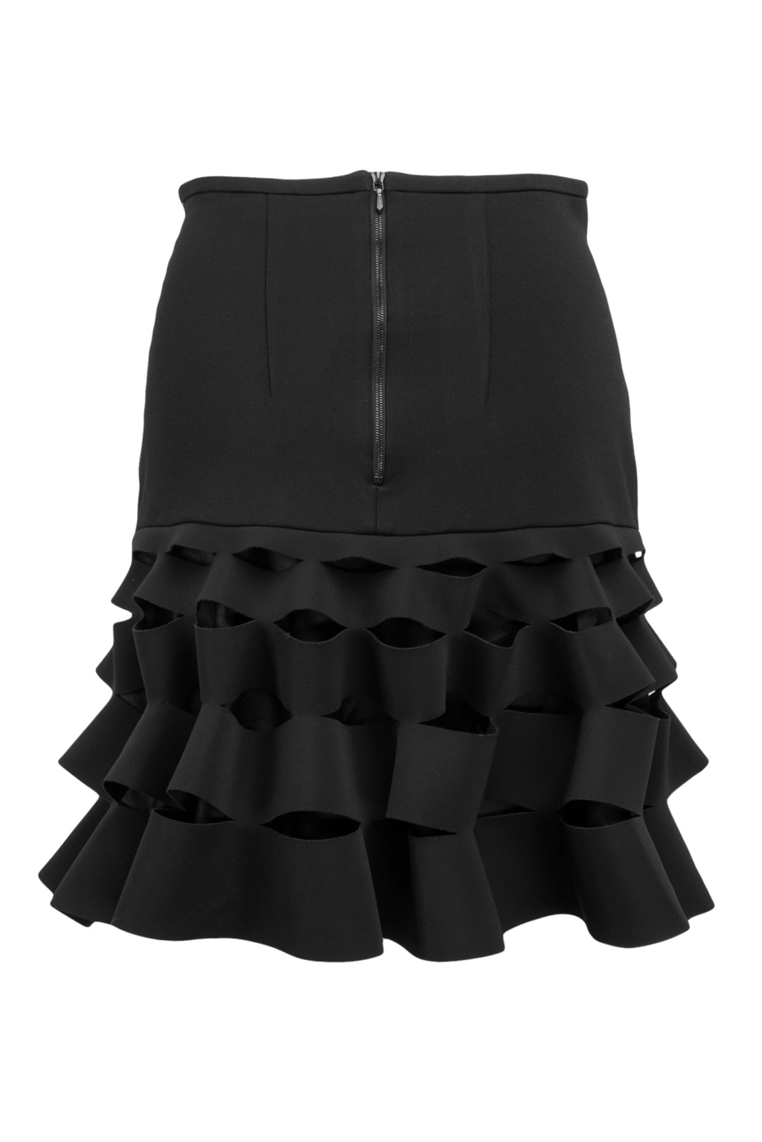 Dion Lee Size 4 Slash Ruffle Mini Skirt