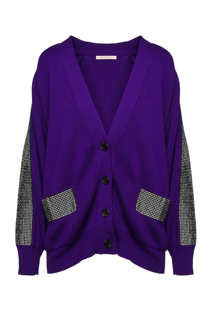 Christopher Kane Size M 2018 Embellished Sleeve  Cardigan