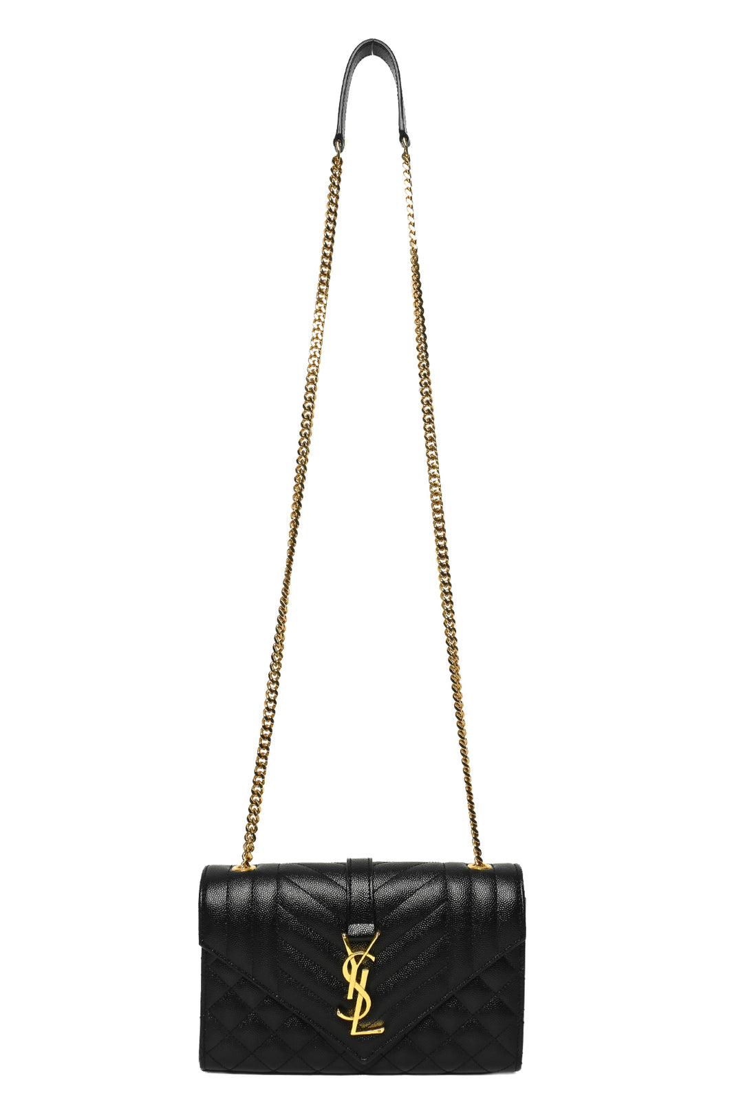 Saint Laurent 2016 Cassandre Envelope Chain Wallet