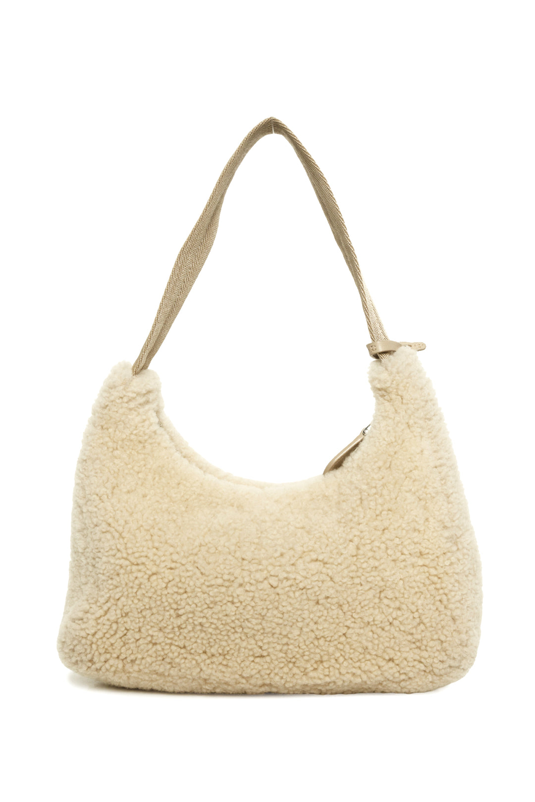 Prada Shearling Mini Re-Edition 2000 Shoulder Bag