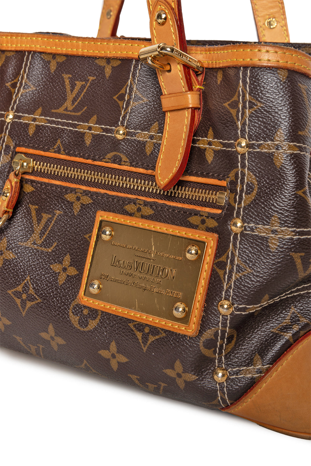 Louis Vuitton Monogram Riveting Shoulder Bag