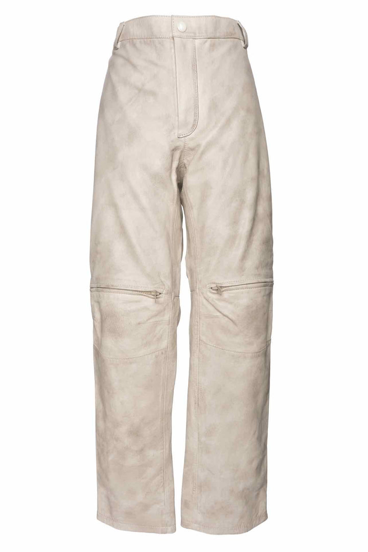 Coach Size 38 Men's Leather Moto Pants