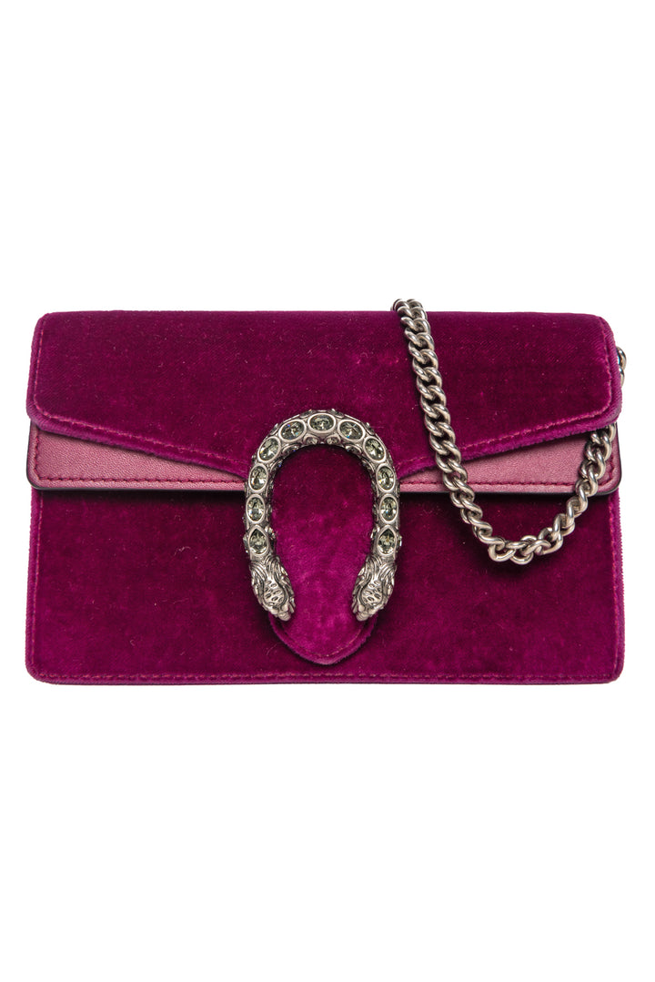 Gucci Velvet Super Mini Dionysus Crossbody