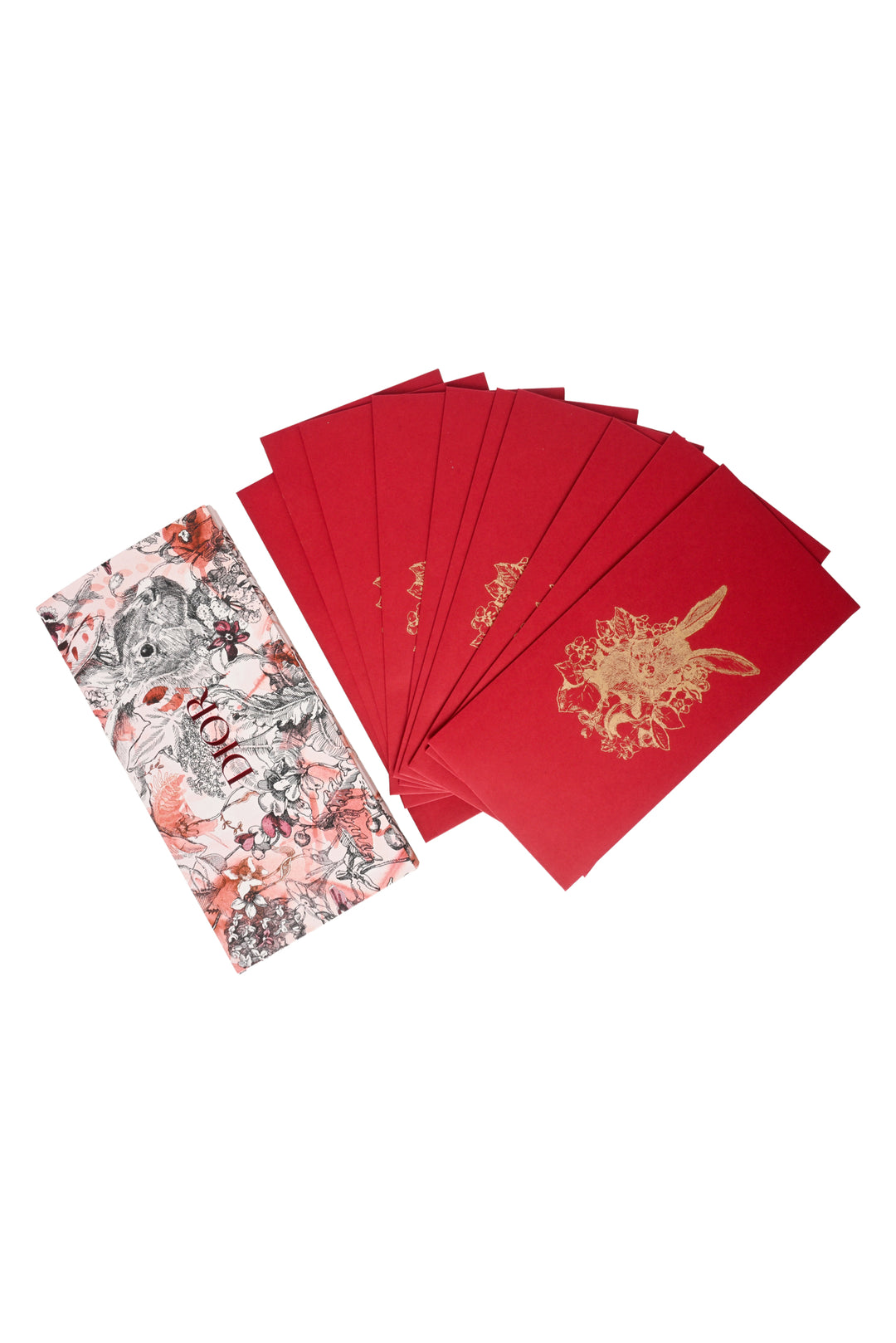 Dior 2023 Limited Edition Lunar New Year Fan & Money Envelopes Gift Box Set