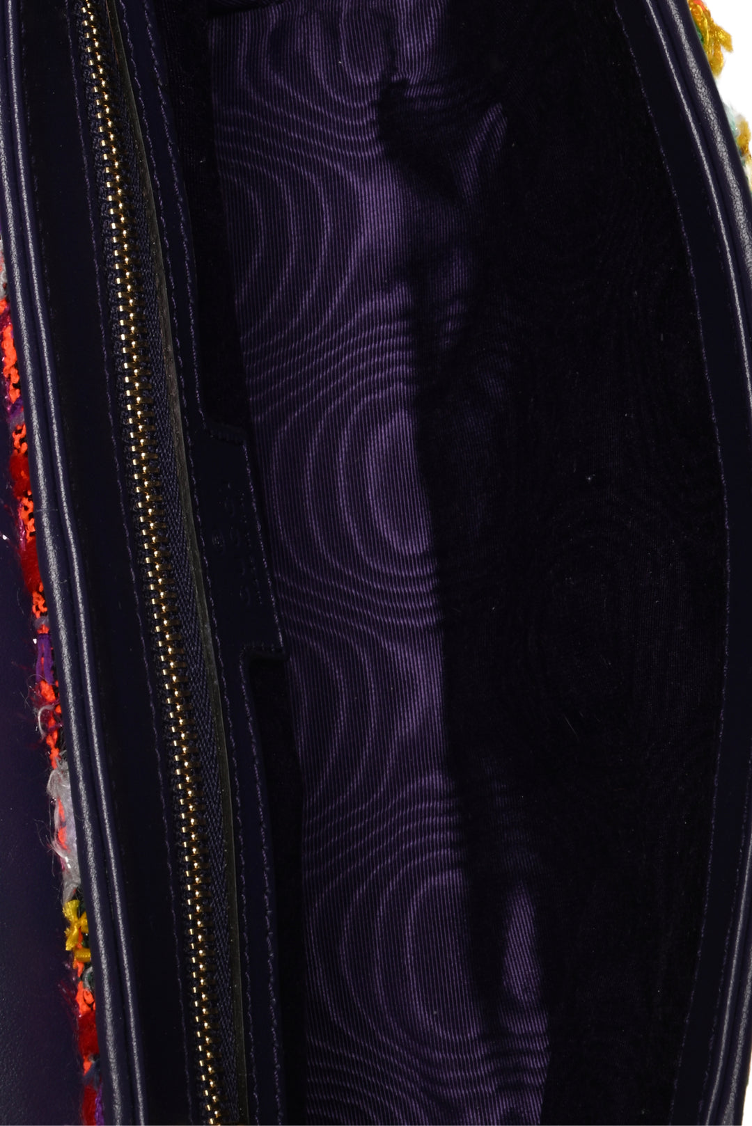 Gucci Tweed Calfskin GG Marmont Shoulder Bag