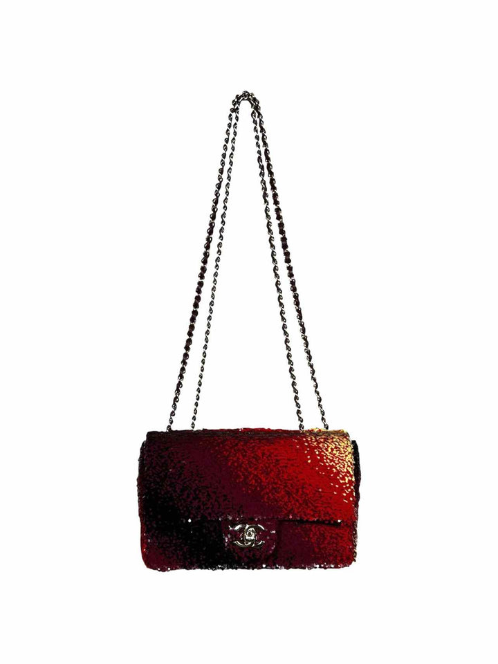 Chanel Sunset Shaded Sequins Mini Flap