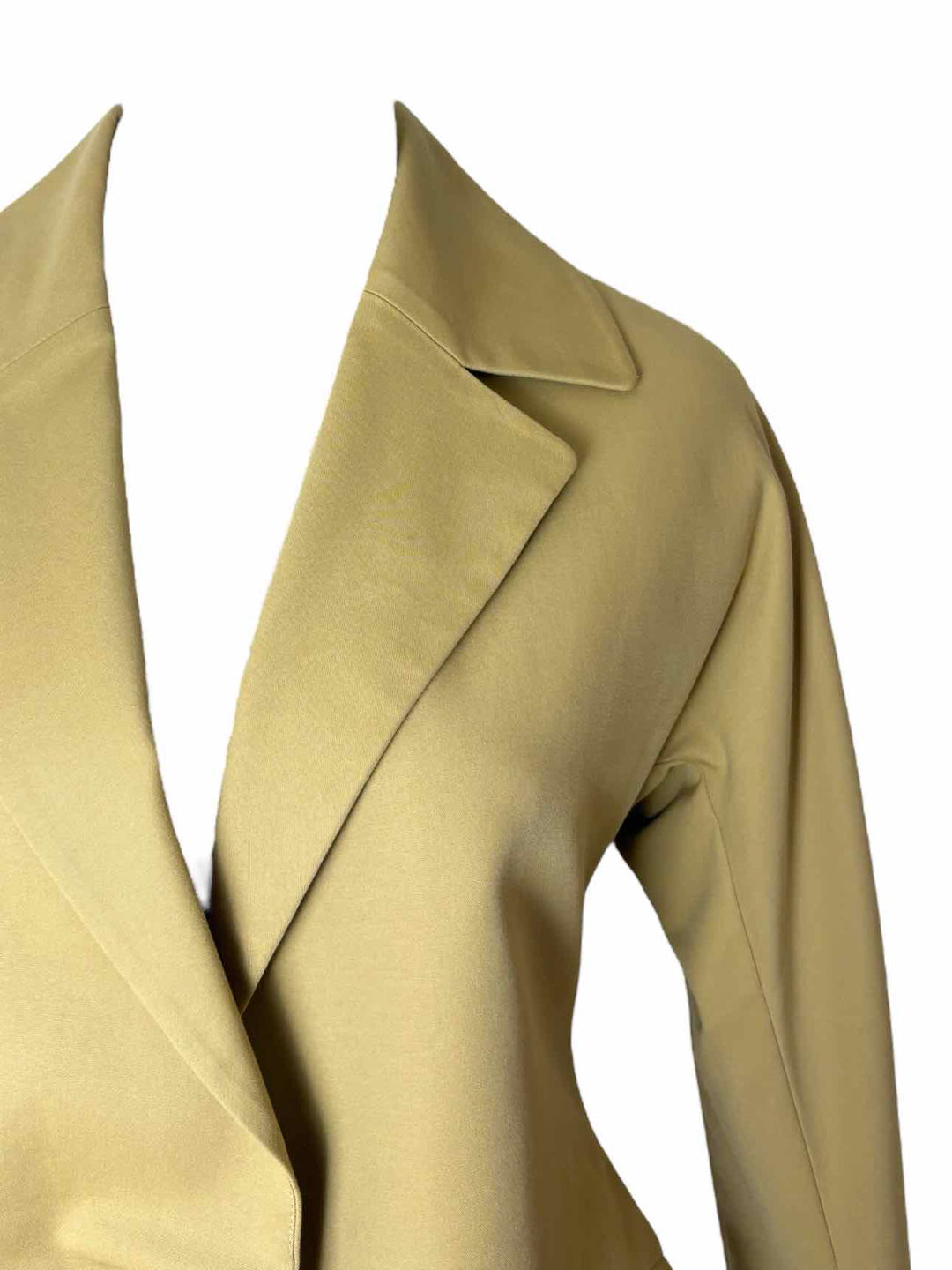 The Row Tan Cotton Size 12 Blazer