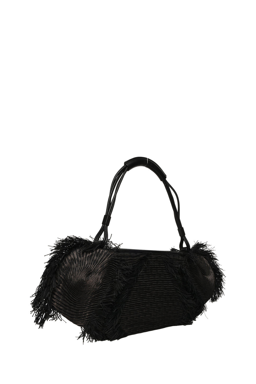 Issey Miyake Pleated Fringe Shoulder Bag