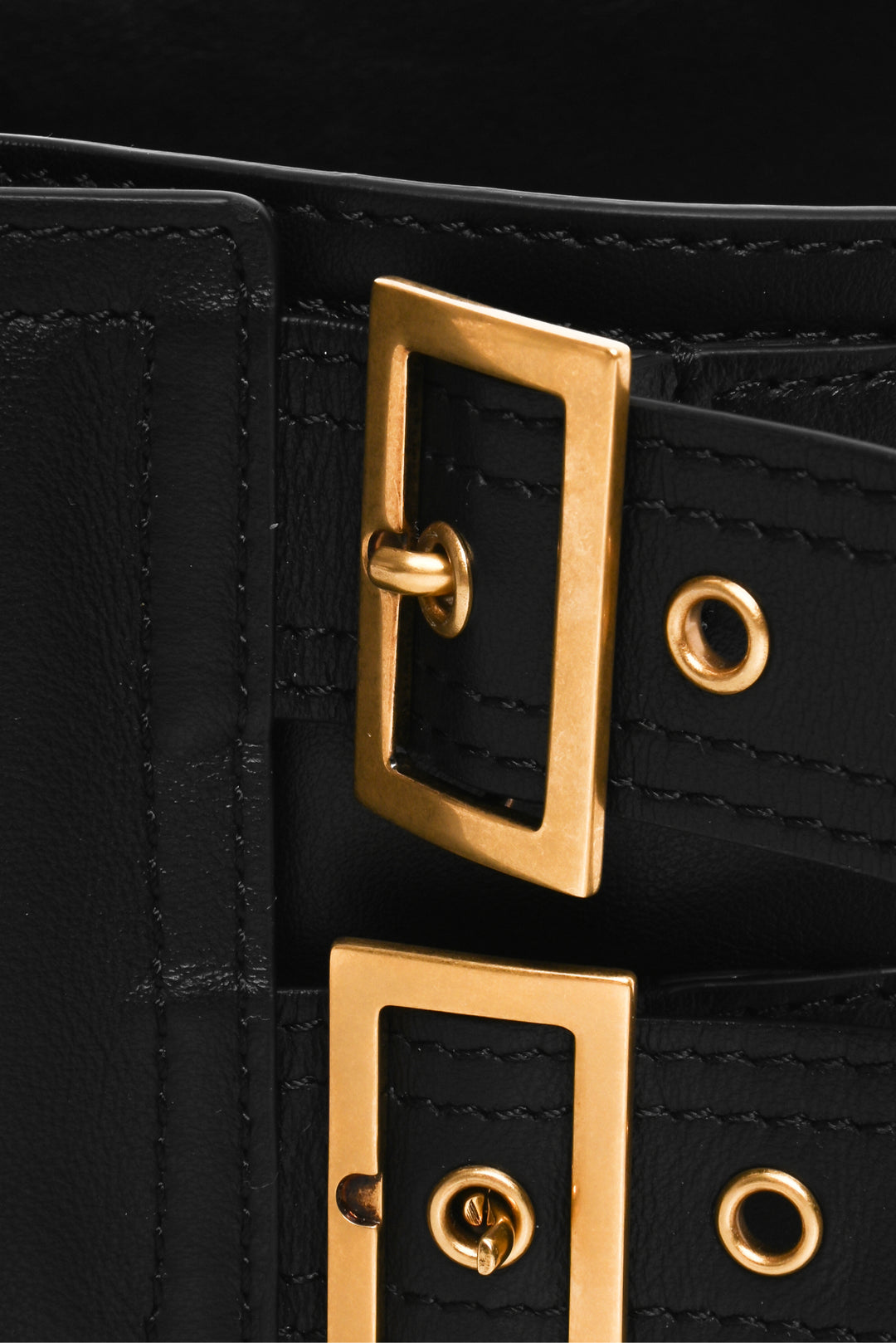 Christian Dior Size M/L Calf leather Pouch Saddle Belt