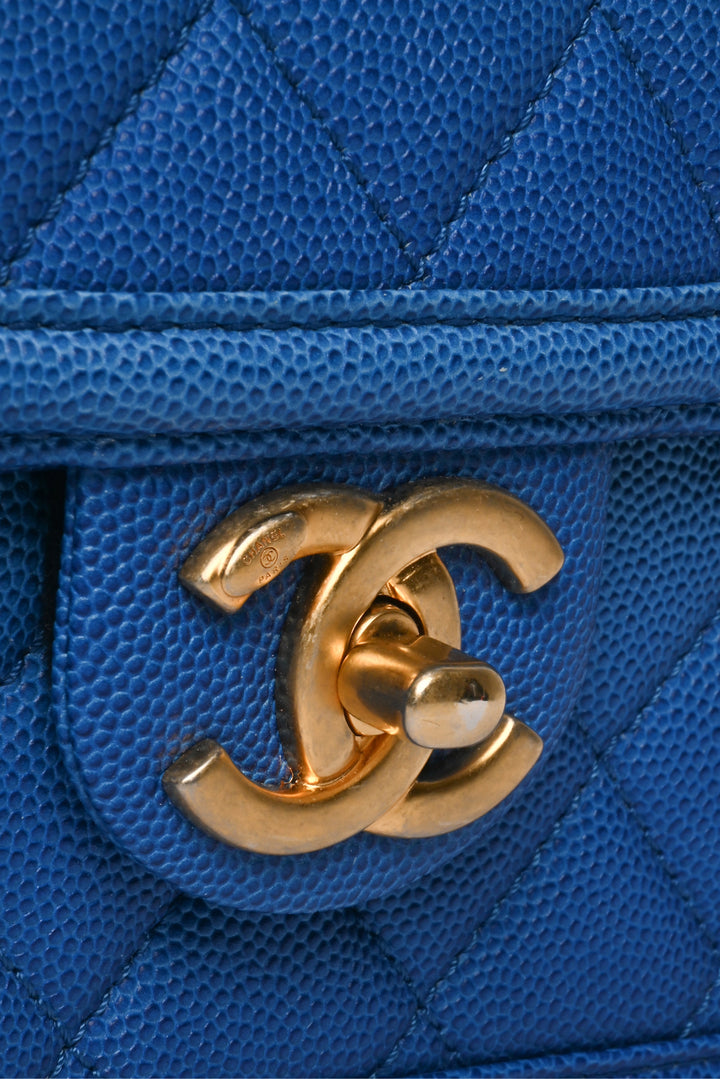 Chanel 2019 Caviar Quilted Small Sunset on The Sea Flap Bag