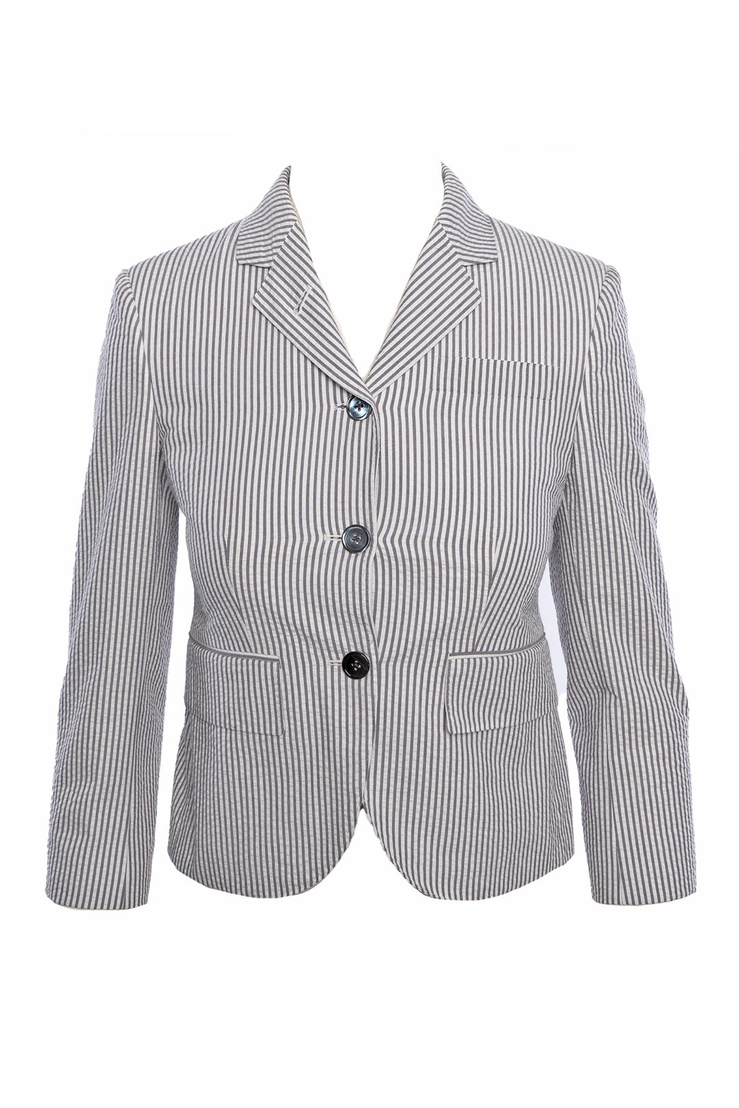 Thom Browne Size 36 Seersucker Blazer