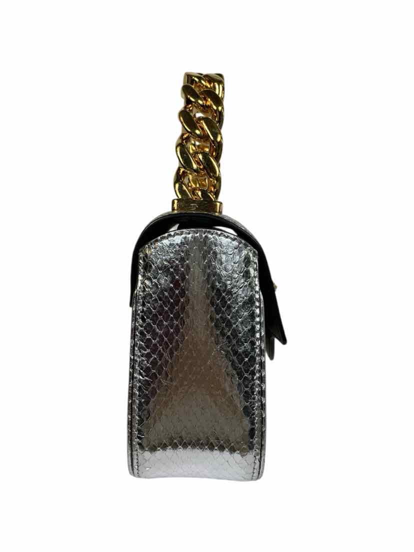 Versace La Medusa Metallic Mini Crossbody Bag