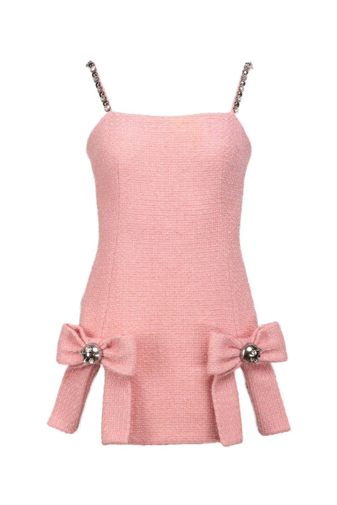 Area Size 4 Bow & Crystal Embellished Mini Dress