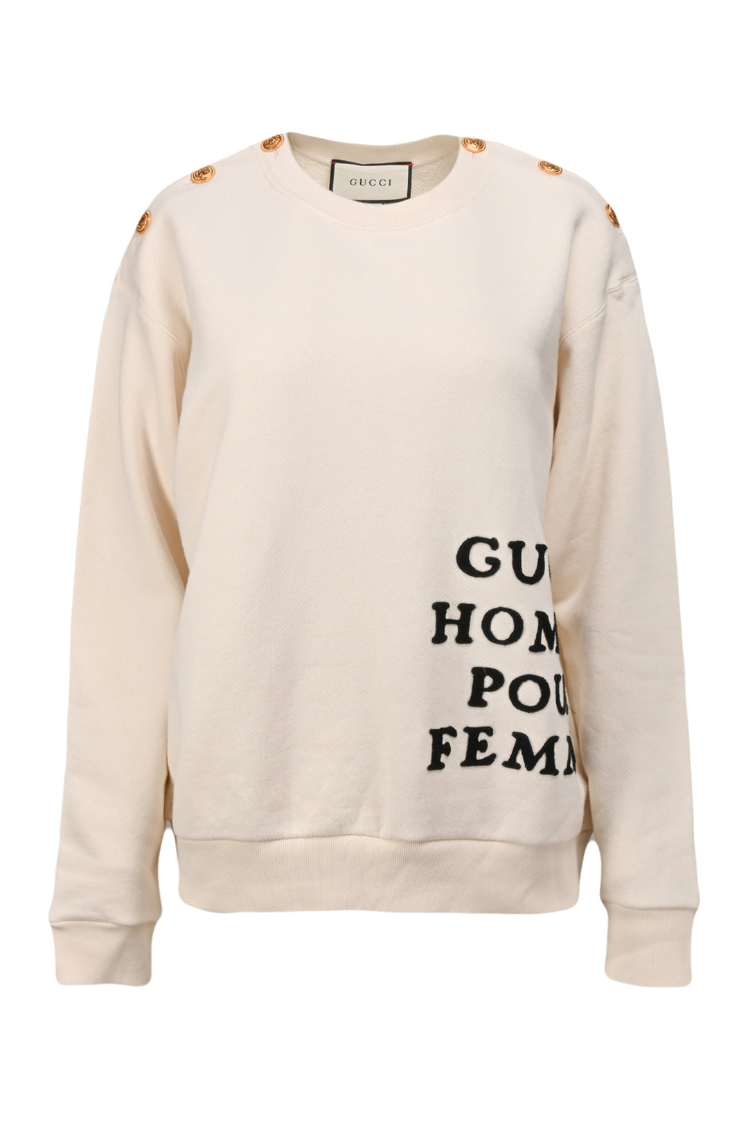 Gucci Size S Homme Pour Femme Sweatshirt