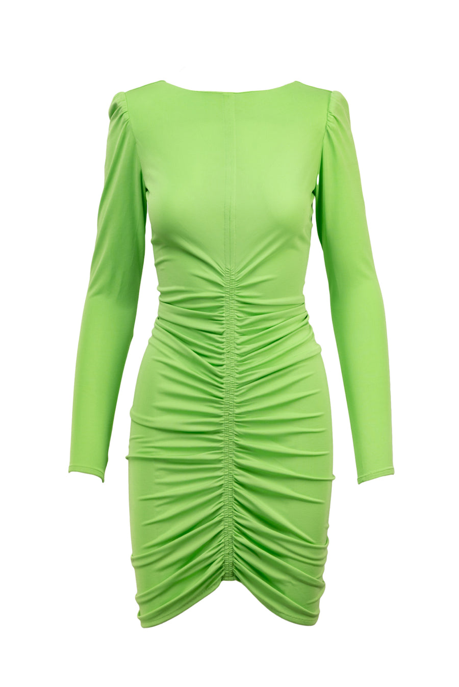 Givenchy - Evening Ruched Dress In Jersey - Green - Women - Size: 36 Givenchy - Evening Ruched Dress In Jersey - Green - Women - Size: 36