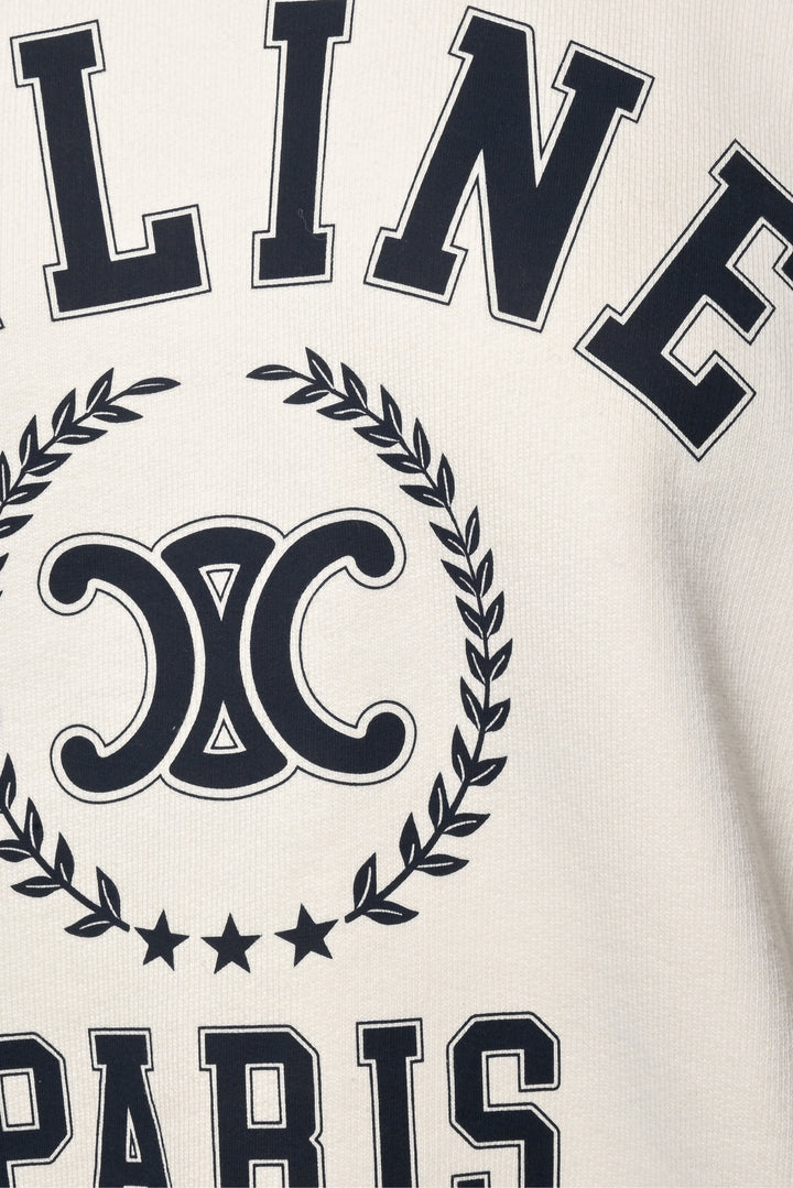 Celine Size XL Oversized Logo Sweatshirt