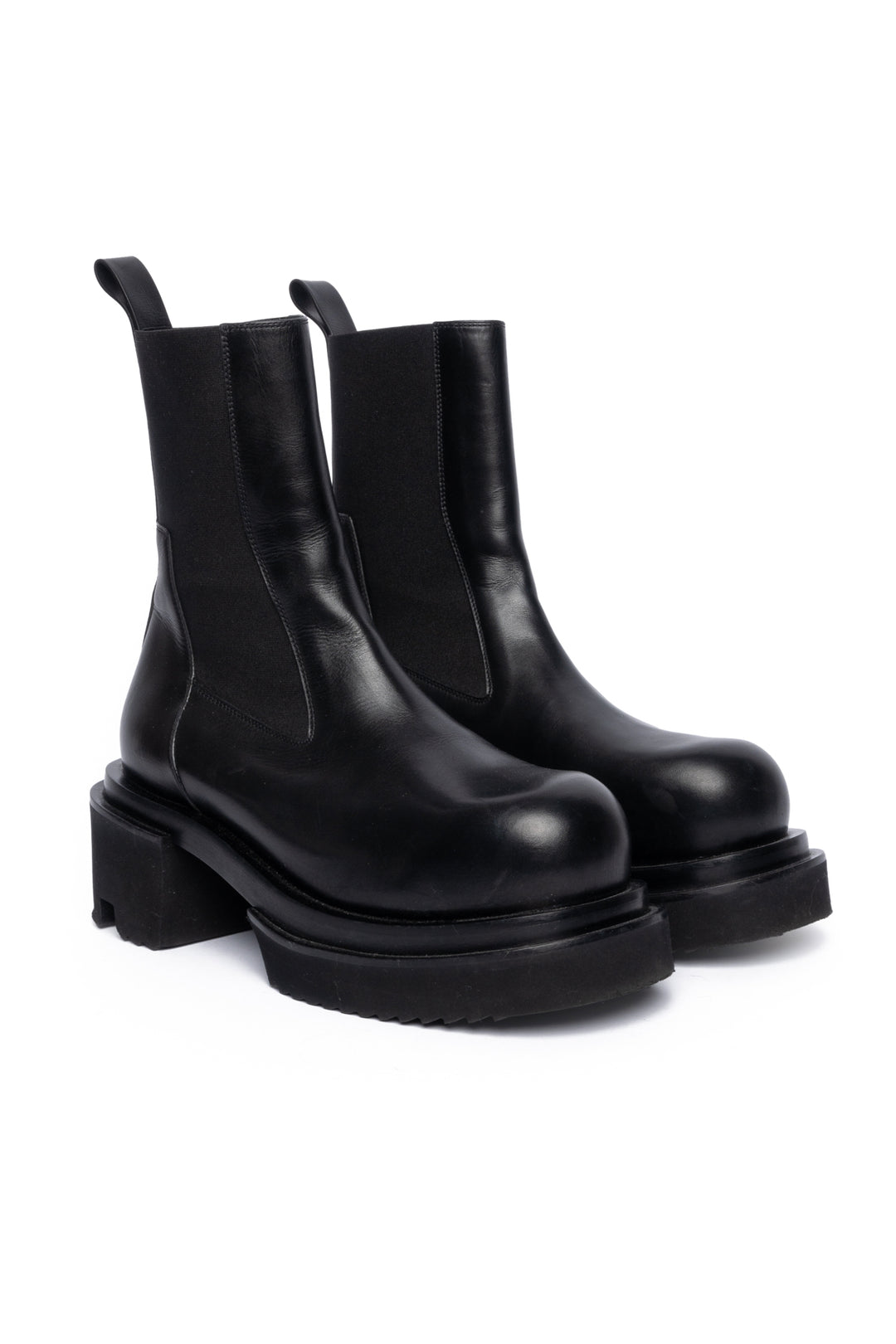 Rick Owens Size 39.5 Beatle Bogun Chelsea Boots