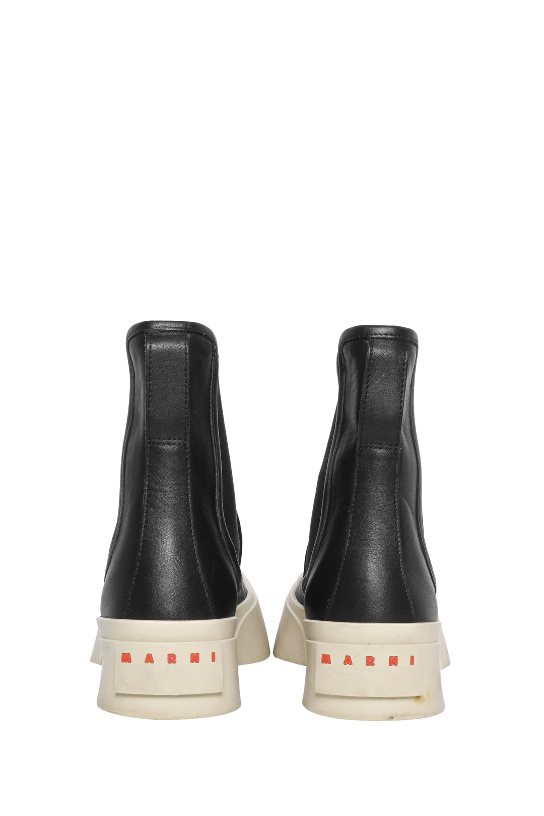 Marni Size 37 Pablo Leather Chelsea Ankle Boots