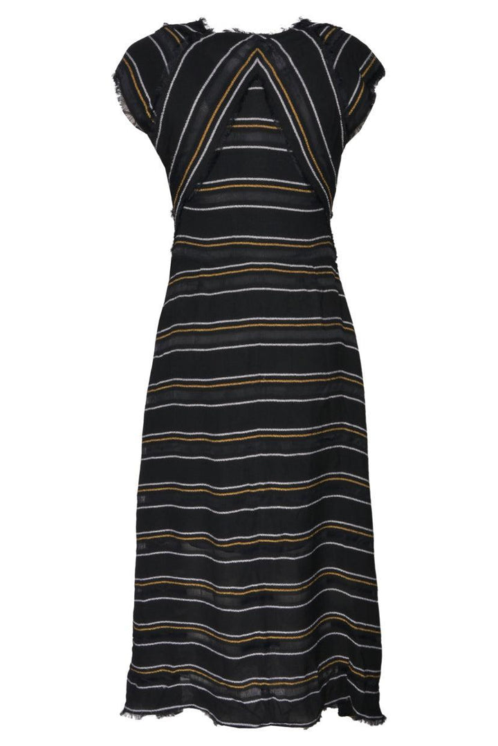Proenza Schouler Size 10 Striped Knot Detail Dress