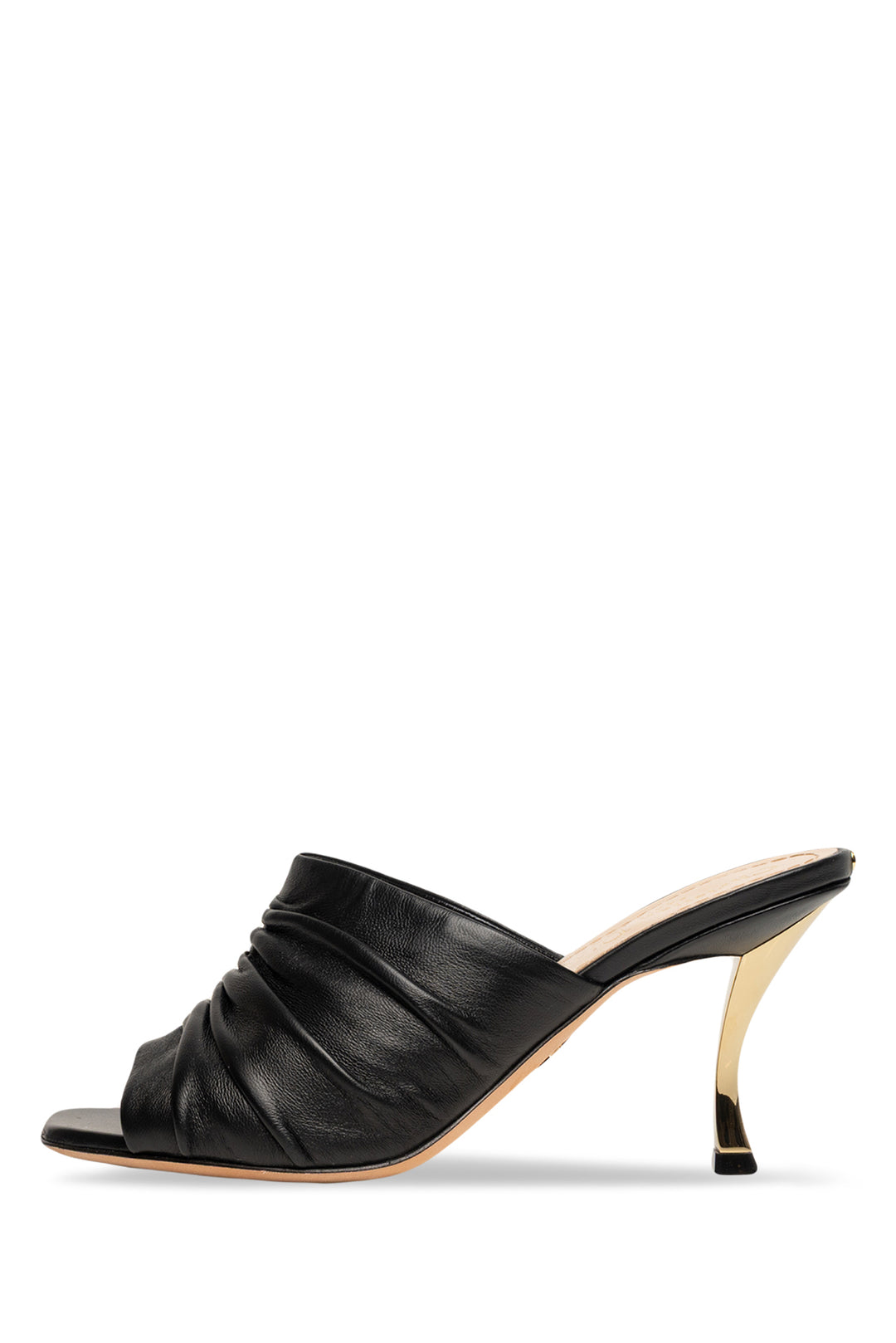 Dior Size 36.5 D-Fame Lambskin Mule Sandals