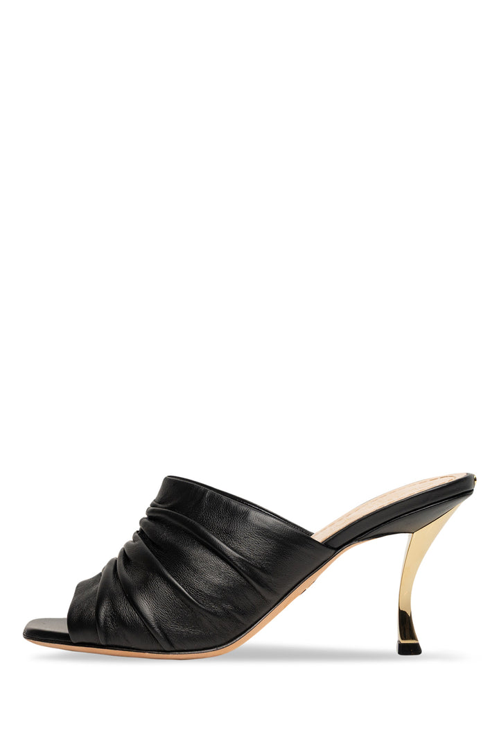 Dior Size 36.5 D-Fame Lambskin Mule Sandals