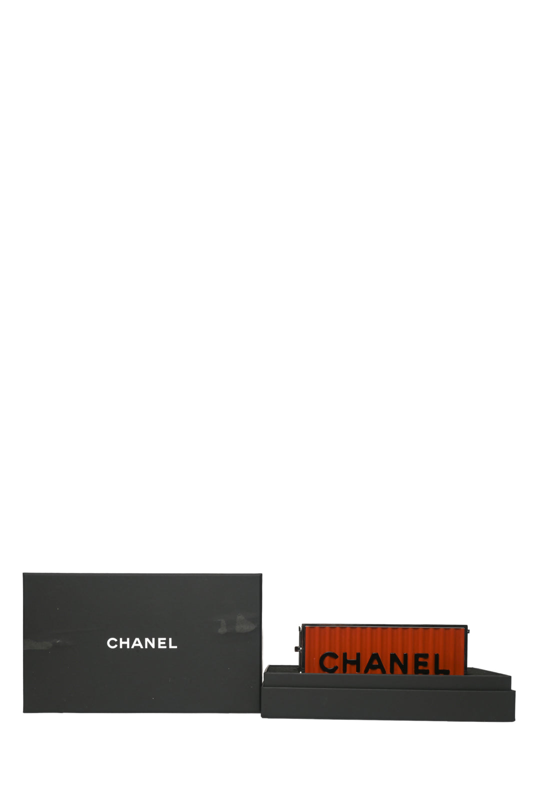 Chanel 2018 Lucite Paris-Hamburg Shipping Container Minaudiere Clutch