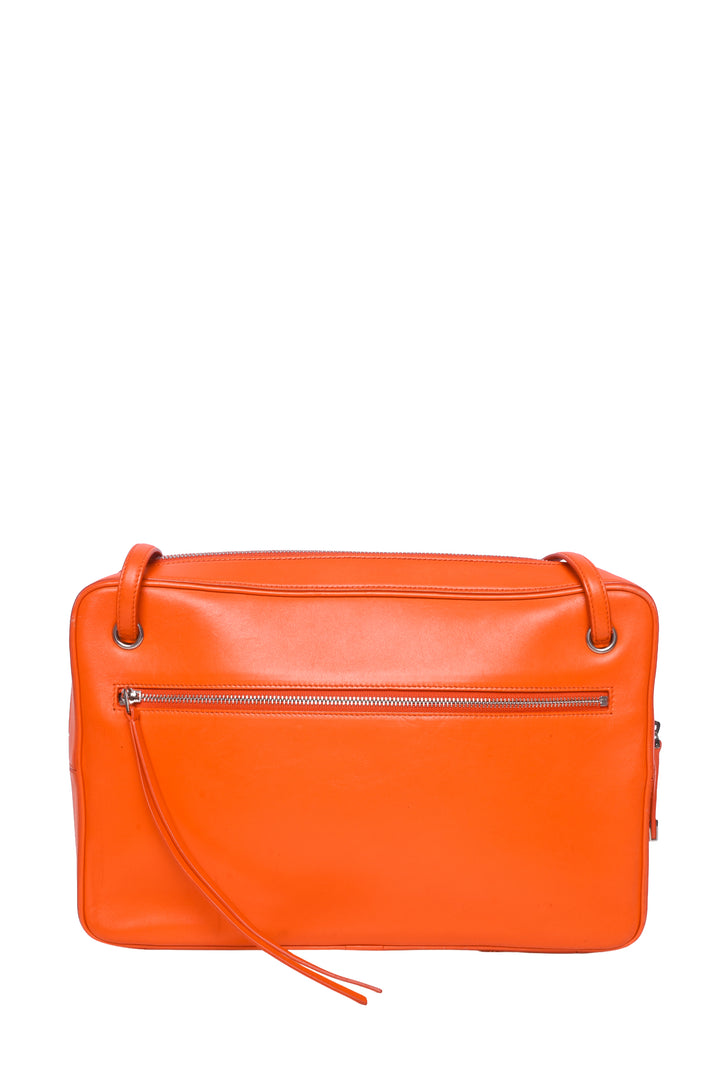 Celine 2012 Nappa Side Lock Dragonne Shoulder Bag