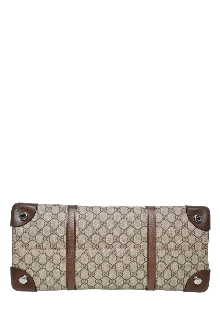 Gucci GG Supreme Travel Buckle Tote