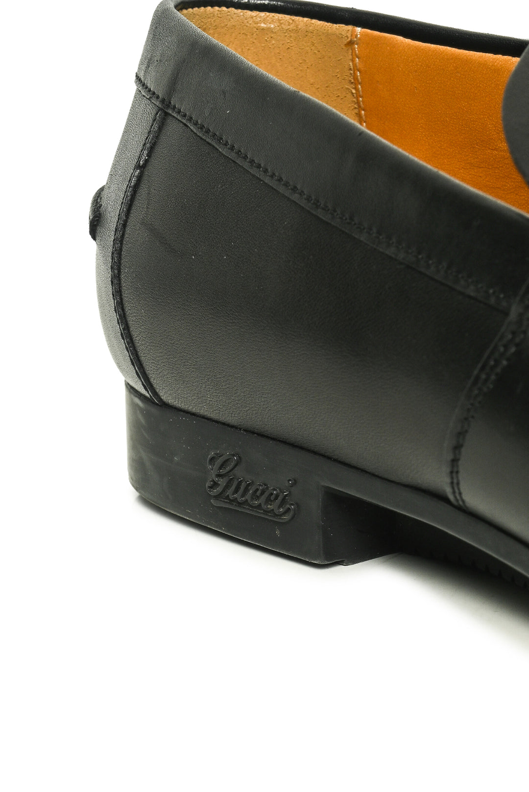 Mens Shoe Size 6.5 Gucci Men's Web Trim Leather Loafers