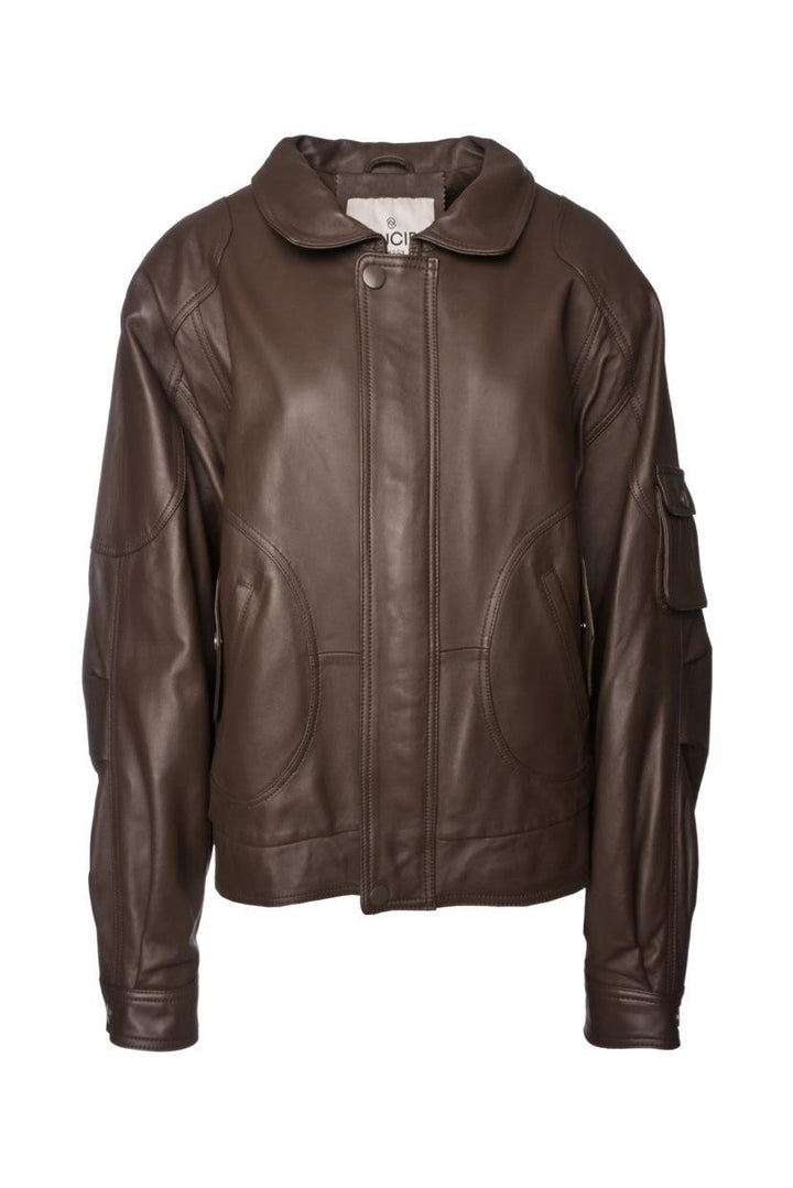 Ducie London Size L Sheepskin Leather Jacket