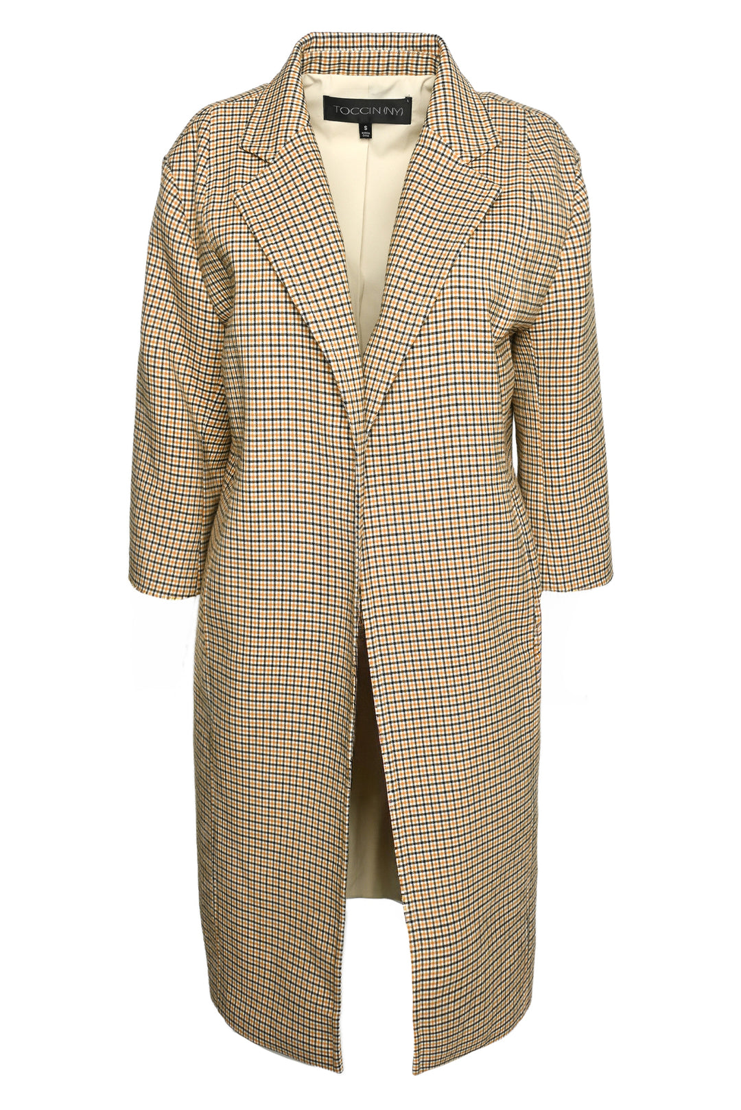 Toccin (NY) Size S Plaid Coat