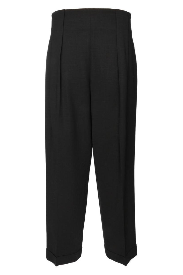 Lafayette 148 Size 8 Pleated Cuffed Wool Pants