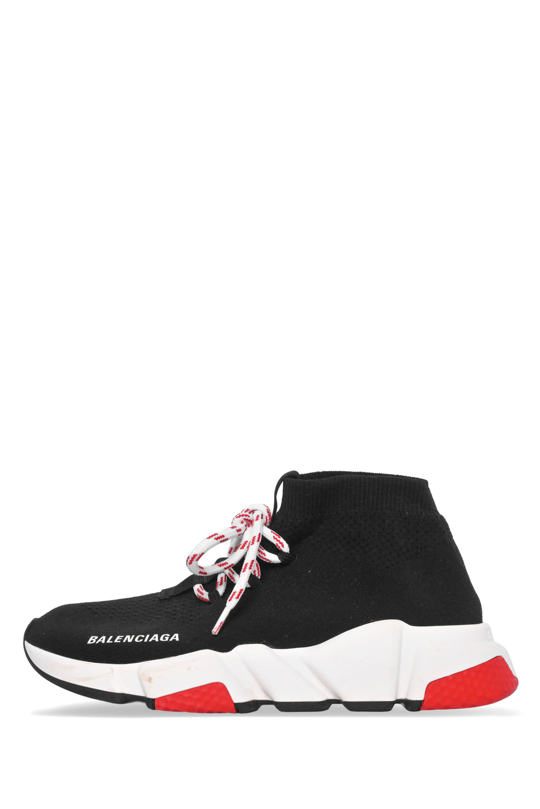 Balenciaga Size 37 Knit Speed Lace Up Sneaker