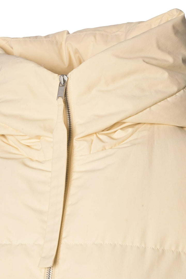 Jil Sander Size 34 Quilted Hooded Down Coat